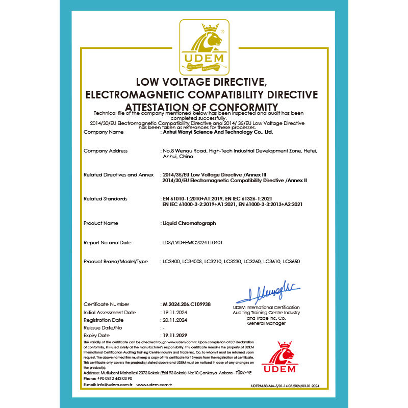 Instrument do chromatografii ciekłej 220V z oprogramowaniem PC/Smart Lab oraz częstotliwością przepływu 0,001-10 ml/min