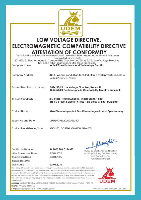System chromatografu gazowego ze spektrometrem masowym GM6100 marki China Brand z 16 portami wtrysku