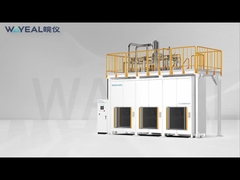System wykrywania wycieków helu z komory próżniowej do części samochodowych